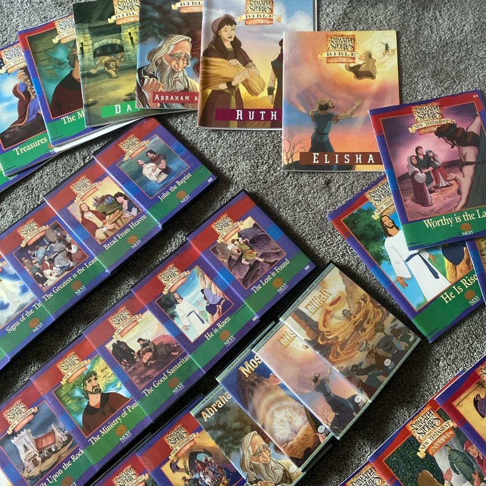 HUGE Nest Sunday School Animated Stories DVD & Reproducible Activity Book Set - Picture 4 of 16